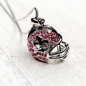 PINK SAINTS HELMET NECKLACE